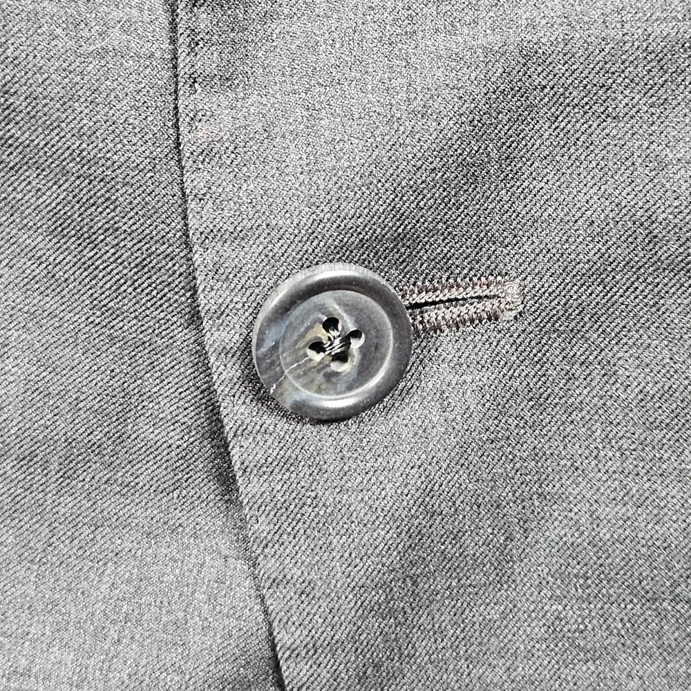 Peter Millar Blazer Mens 48R Gray Wool Two Button Double Vented Suit Jacket‎